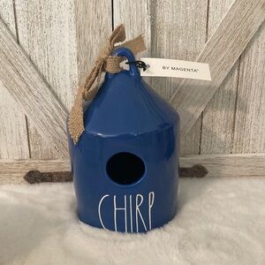 Rae Dunn Chirp Birdhouse in Blue